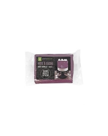 pâte à sucre violet goût vanille 250g patisdecor cambrai kdôme